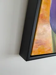 Purple Tulip with side frame