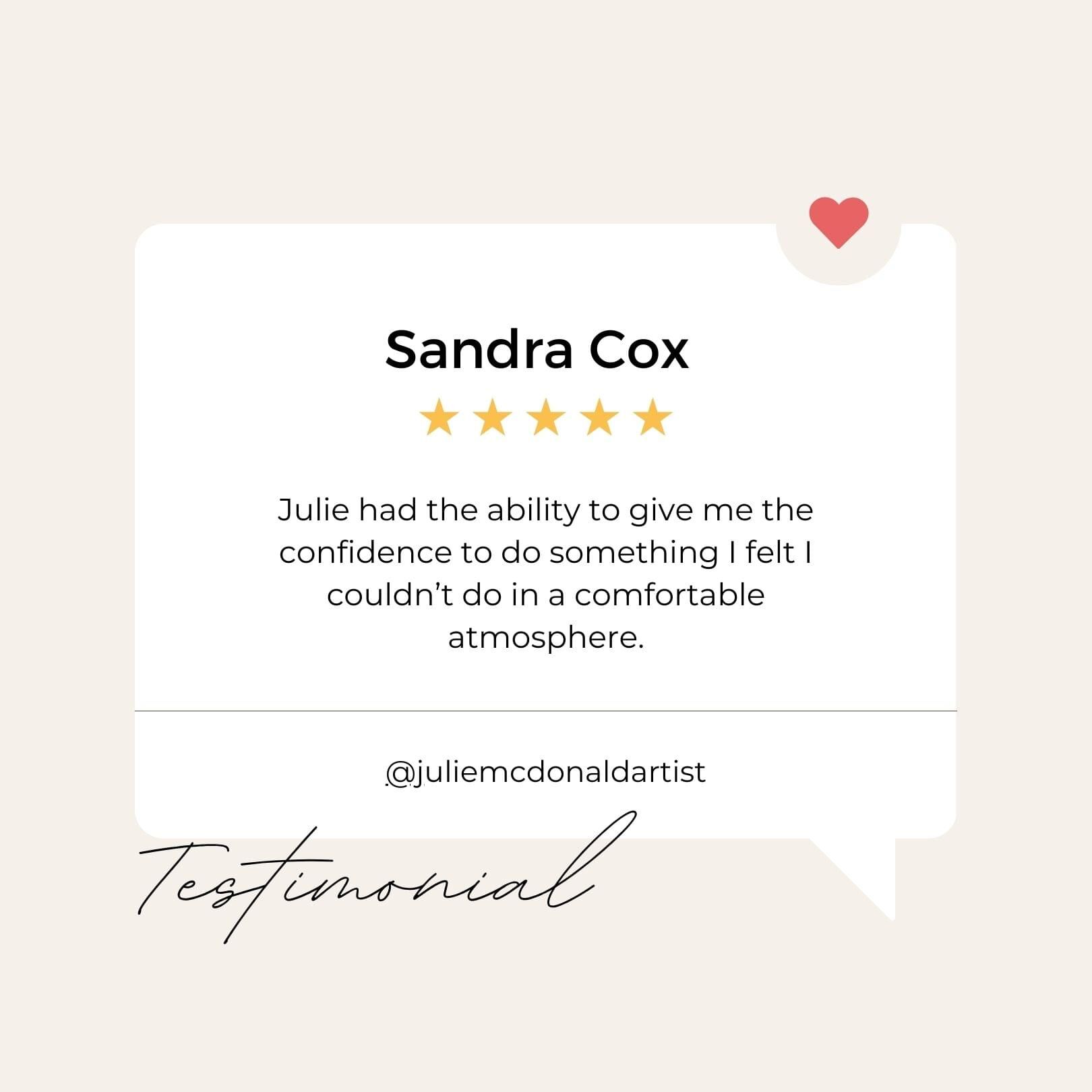 Sandra Testimonial Instagram